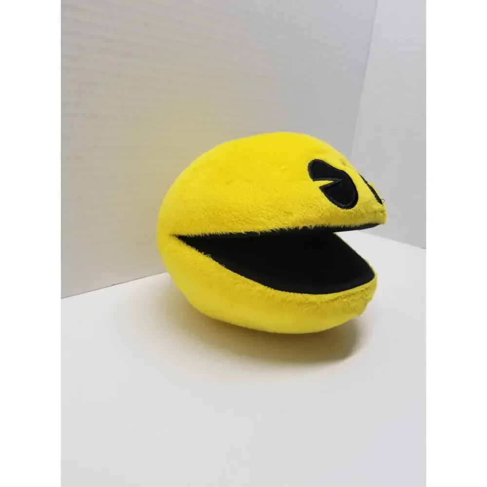 Classic Pac-Man Yellow Plush Toy 7 Inch Video Game Collectible Bandai Namco